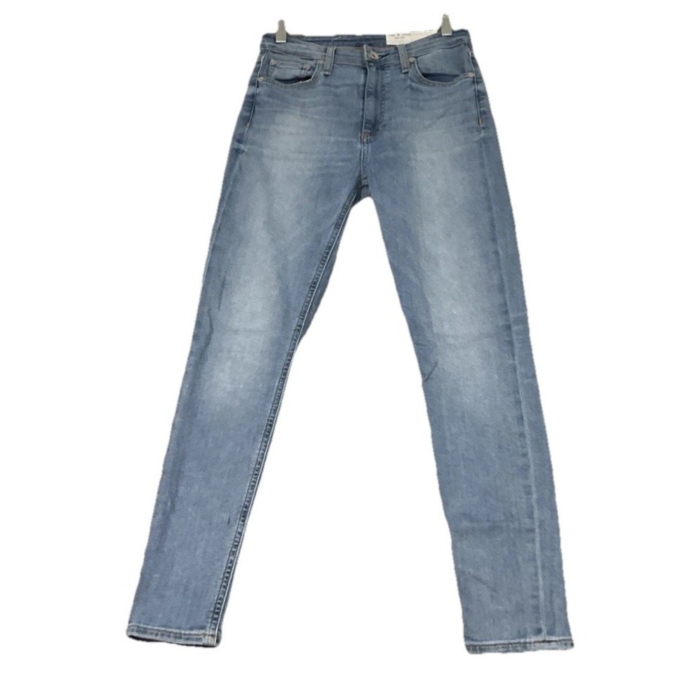 Rag & Bone Nina High Rise Skinny Jeans Womens 26 Blue Light Wash Denim Pants